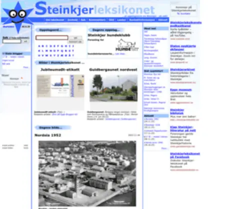 Steinkjerleksikonet.no(Steinkjer) Screenshot