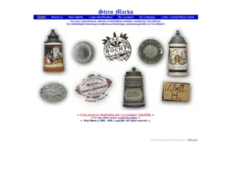 Steinmarks.co.uk(The most comprehensive collection of Stein Marks) Screenshot