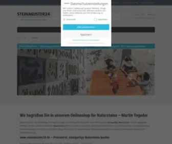 Steinmeister24.de(Natursteine online kaufen) Screenshot