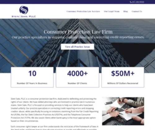 Steinsakslegal.com(Stein Saks) Screenshot