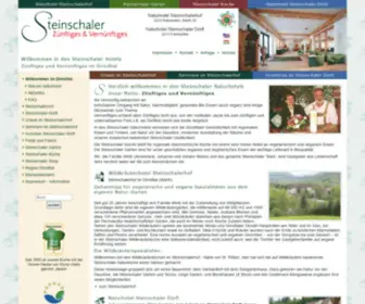 Steinschaler.at(Steinschaler Naturhotels) Screenshot
