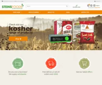 Steinsfoods.com(Steins Foods) Screenshot