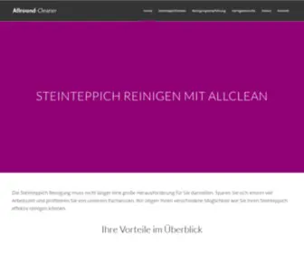 Steinteppich-Reinigung.de(Steinteppich reinigen wie durch den Profi) Screenshot