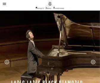 Steinway.com(The Official Website of Steinway & Sons) Screenshot