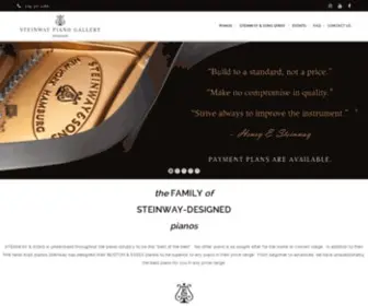 Steinwayspokane.com(Steinway Piano Gallery of Spokane) Screenshot