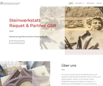 Steinwerkstatt-Raquet.de(Restaurierung) Screenshot