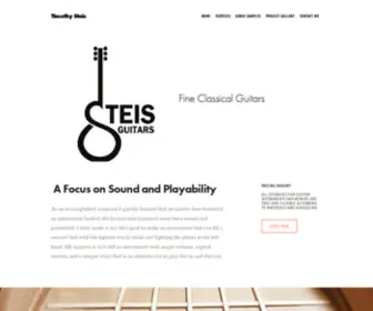 Steisguitar.com(Timothy Steis) Screenshot