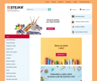 Stejkr.cz(STEJKR, s.r.o. - Váš dodavatel papíru, drogerie, školních a kancelářských potřeb) Screenshot