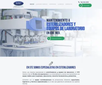 Stelatam.com(Mantenimiento a esterilizadores y equipos de laboratorio en Edo) Screenshot