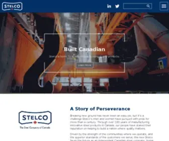 Stelco.com(Stelco) Screenshot