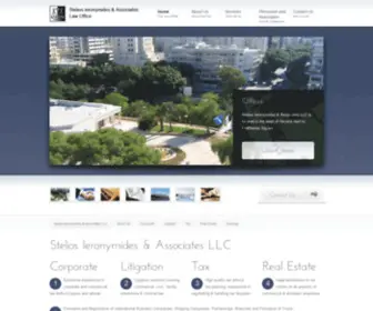 Steliosieronymides.com(Stelios Ieronymides & Associates LLC) Screenshot