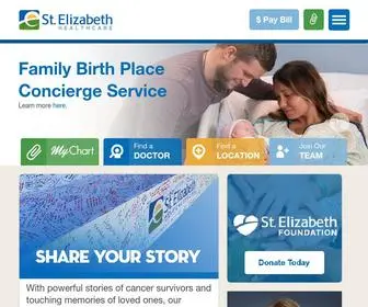 Stelizabeth.com(St. Elizabeth Healthcare) Screenshot