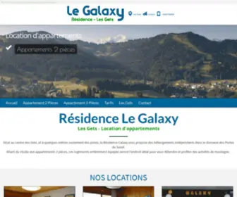 Stella-Galaxy.com(Résidence Le Galaxy) Screenshot