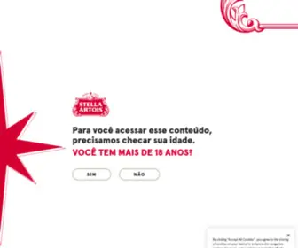 Stellaartois.com.br(Stella Artois) Screenshot