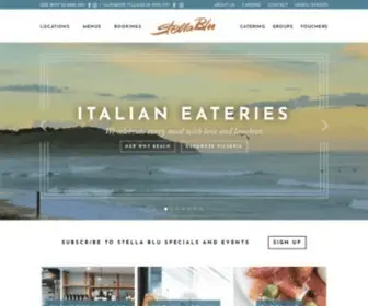 Stellablu.com.au(Stella Blu Italian Restaurant) Screenshot