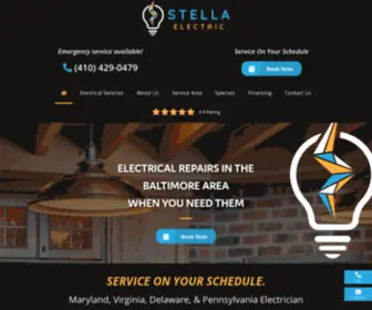 Stellaelectricllc.com(Electricians) Screenshot