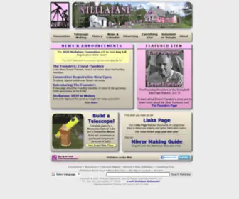 Stellafane.org(Home of the Springfield Telescope Makers) Screenshot