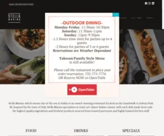 Stellamarinarestaurant.com(Stella Marina Bar and Restaurant) Screenshot