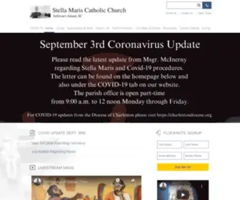 Stellamarischurch.org(Stella Maris Catholic Church) Screenshot