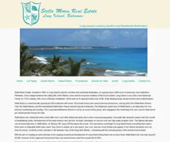 Stellamarisestate.com(Bahamas Real Estate & Properties) Screenshot