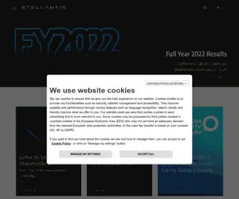 Stellantis.com(Official Global Website) Screenshot