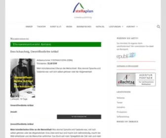 Stellaplan.de(Der Inhalt lebt in Raum und Zeit) Screenshot