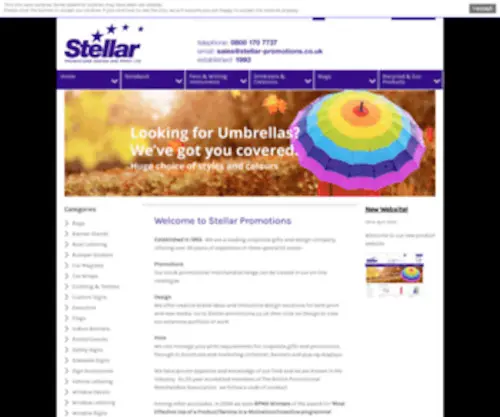 Stellar-Promotions.co.uk(Stellar Promotions Design Print) Screenshot