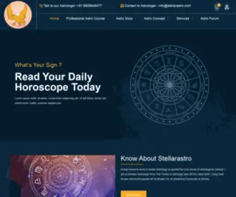 Stellarastro.com(Get accurate horoscope analysis) Screenshot