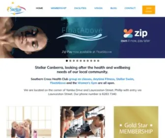 Stellarcanberra.com.au(Health and Wellness Centre) Screenshot