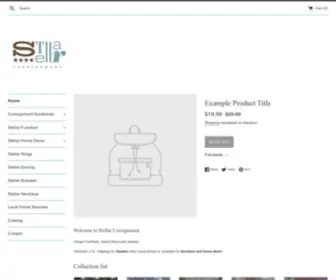 Stellarconsignment.com(Stellar Consignment Nevada) Screenshot