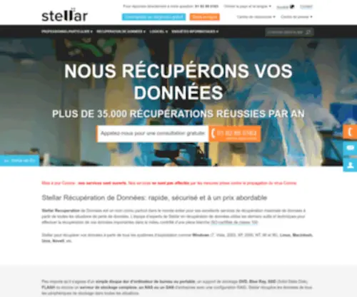 Stellardata.fr(Stellardata) Screenshot