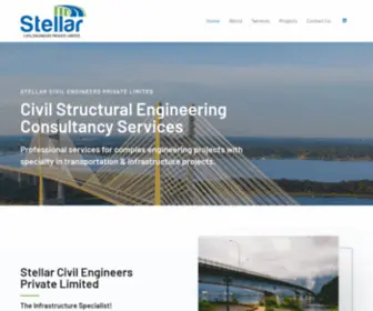 Stellarengg.com(Stellar Civil Engineers Pvt Ltd) Screenshot