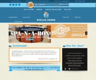 Stellargoods.com(Portable SPAS) Screenshot