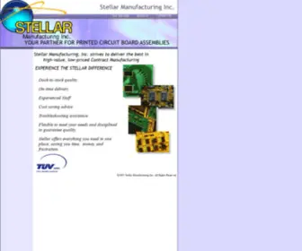 Stellarmanufacturing.com(Stellar Manufacturing) Screenshot