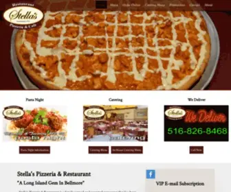 Stellaspizzany.com(Stella's Pizzeria & Restaurant) Screenshot