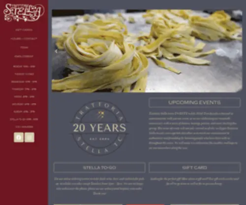 Stellatc.com(One of the Best Italian Restaurants in the Midwest) Screenshot