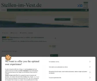 Stellen-IM-Vest.de(Freie Stellen und Stellenangebote in Recklinghausen und Umgebung schnell und bequem online finden) Screenshot