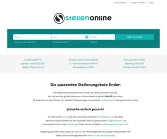 Stellen-Online.de(Die Jobbörse für Jobs und Stellenangebote) Screenshot