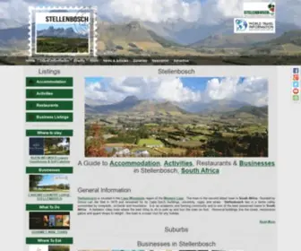 Stellenbosch-Info.co.za(Stellenbosch) Screenshot