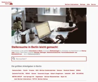 Stellensuche-Berlin.de(Jobsuche in Berlin leicht gemacht) Screenshot