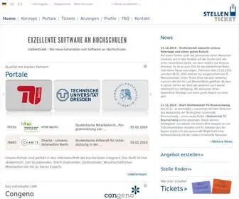 Stellenticket.de(Exzellente Software an Hochschulen) Screenshot