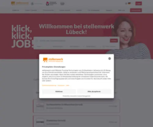 Stellenwerk-Luebeck.de(Stellenwerk Luebeck) Screenshot