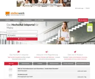Stellenwerk-Mainz.de(Stellenwerk) Screenshot