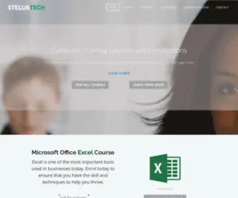 Stellietech.co.za(Computer Courses in Stellenbosch and Cape Town) Screenshot