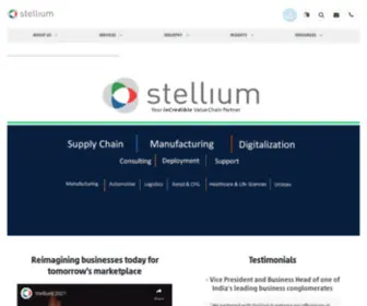 Stellium.com(SAP Partners & Business Supply Chain Solution Consultants) Screenshot