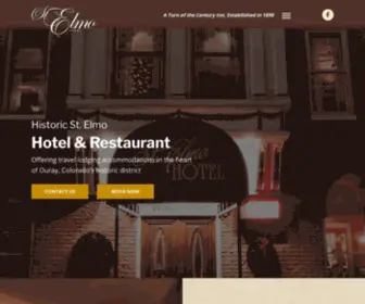 Stelmohotel.com(The St. Elmo Hotel) Screenshot