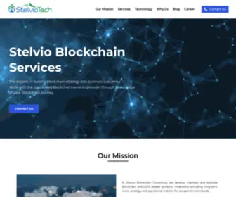 Stelviotech.com(Consultancy and Development of Blockchain Solutions) Screenshot