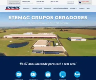 Stemac.com.br(Stemac Grupos Geradores) Screenshot