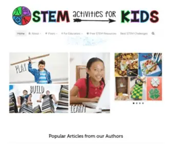 Stemactivitiesforkids.com(STEM Activities for Kids) Screenshot