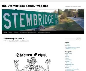 Stembridge.us(The Stembridge Family website) Screenshot